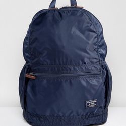 Abercrombie Fitch nylon packable travel backpack 17”wx17”h Men NEW
