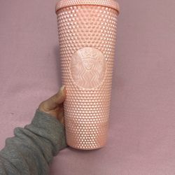 Pink Studded Venti Starbucks Tumbler 🌸