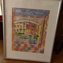 Original Collage by local artist Claudia McGill