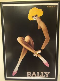 Bally shoes print Artist villemot very cute