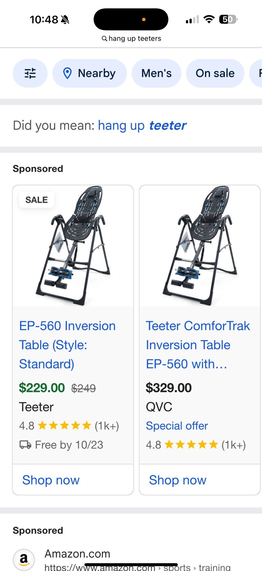 Hang Up Teeter