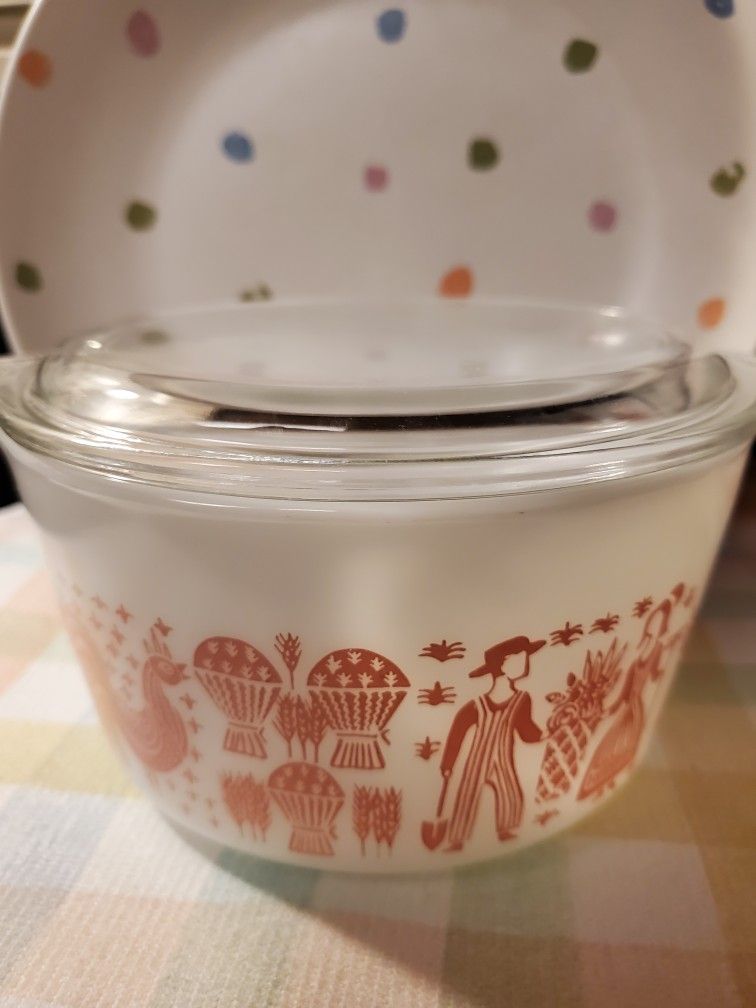 Pink Butterprint Casserole 473