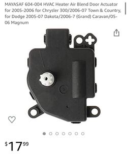 604-004 HVAC Heater Air Blend Door Actuator for 2005-2006 for Chrysler 300/2006-07 Town & Country, for Dodge 2005-07 Dakota/2006-7 (Grand) Caravan/05