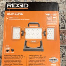 Rigid 18v LED Light With Battery And Charger 