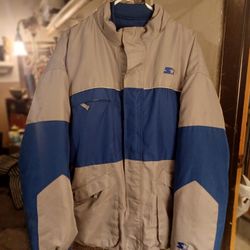 Mens Starter Puff Jacket