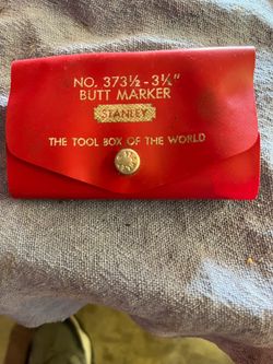 vintage Stanley No. 373 butt marker