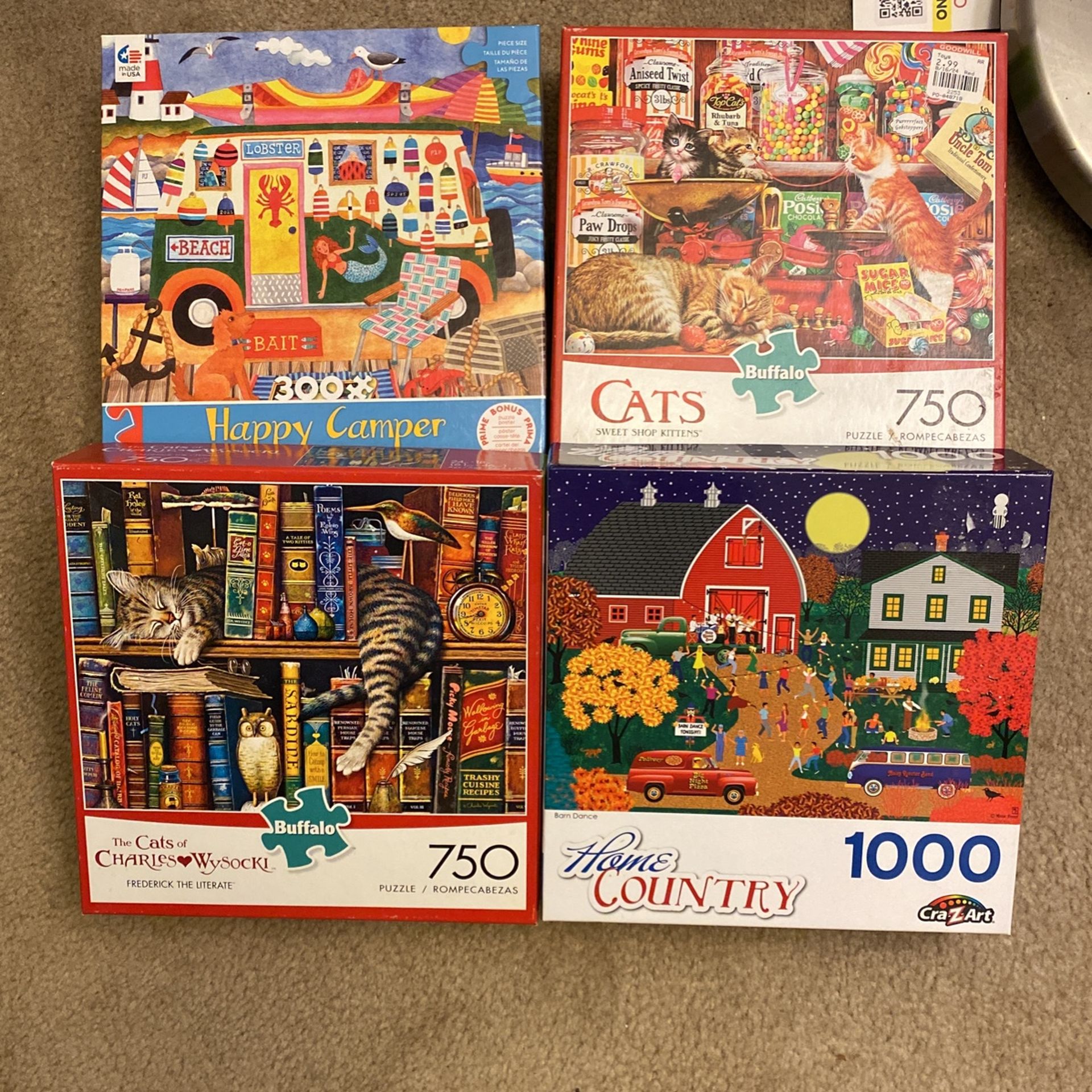 Lots Of Puzzles. $4 Each