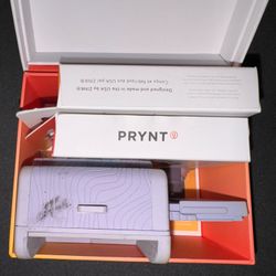 PRYNT Pocket Mini Photo Printer Lavender + ZINK Sticker Paper (38 Sheets) Portable iPhone Printer