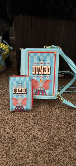 Loungefly Dumbo book backpack and wallet