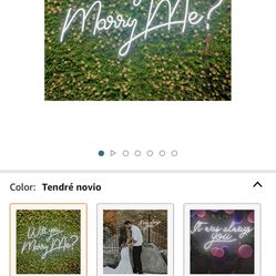 will you marry me led sign 