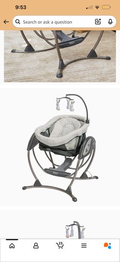Graco DuoGlider, Rascal Swing and Rocker with One-Hand Recline Lever