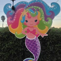 Large mermaid decor