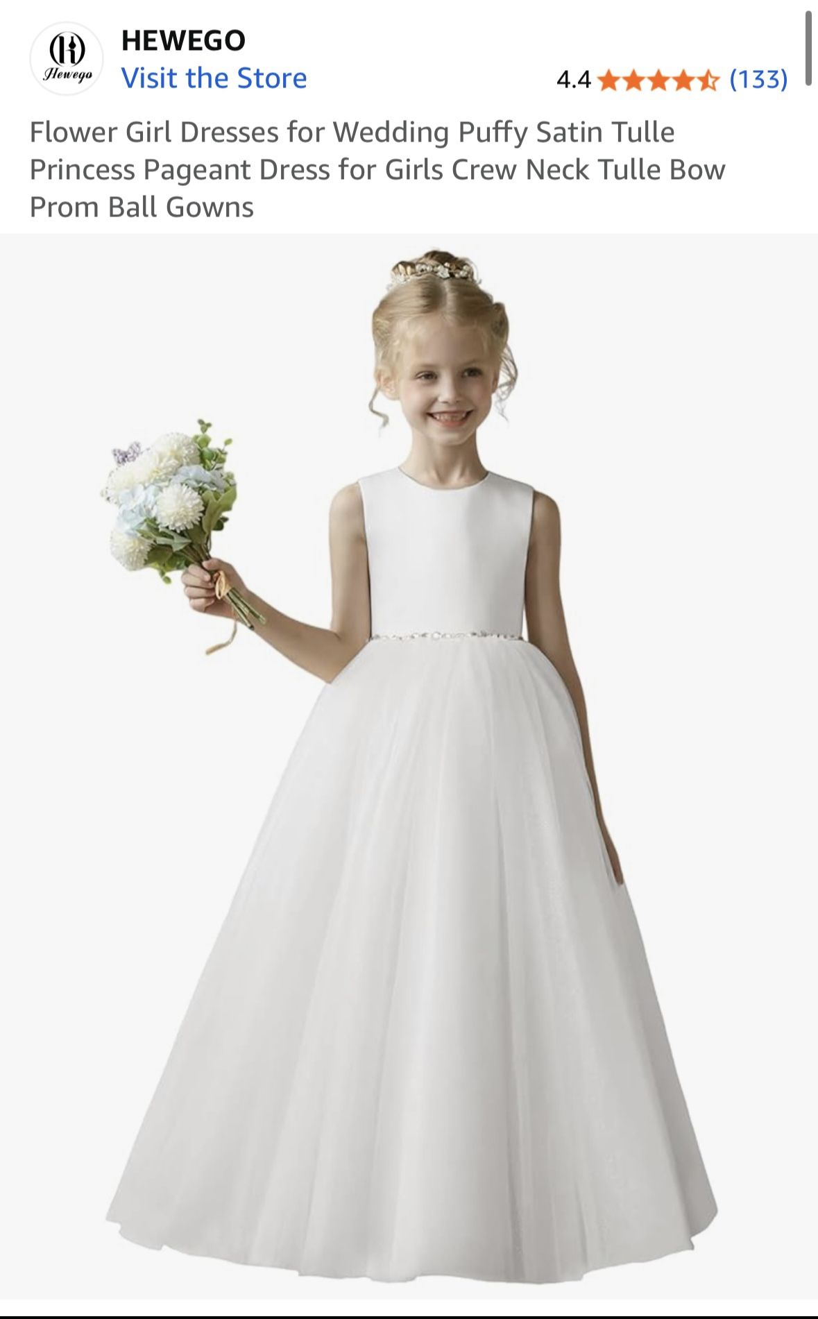 Brand New Girl Wedding Dress 