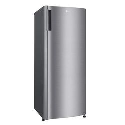 LG - 5.79 Cu. Ft. Top-Freezer Refrigerator with Semi Auto Defrost - Platinum Silver