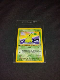 Like Mint First Edition 2000 Chikorita Pokémon Game Card - 53/111