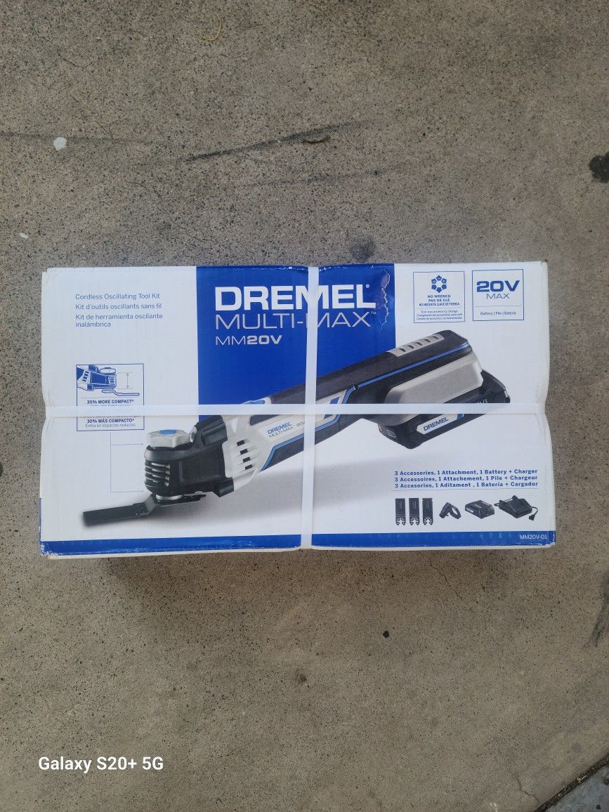Dremel Multi max 20v Variable Speed Cordless Oscillating Multi