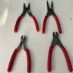 Snap On 4 Piece Plier Set