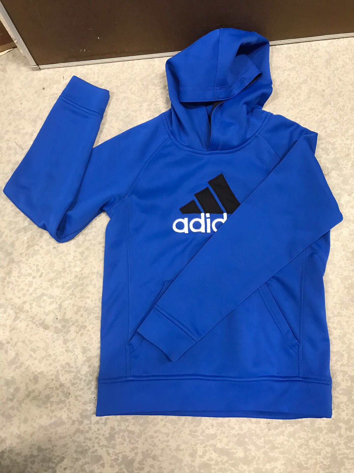 Adidas Blue Sweatshirt Kid’s Large 14/16 Lightly Worn