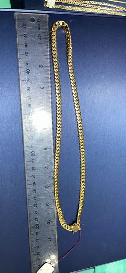 Cuban link 22” 10k