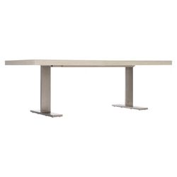 Solaria Solid Wood Top Metal Base Dining Table (retails for $2,600)