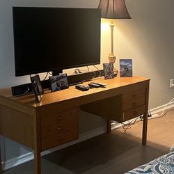 Teak Desk Mid Century Modern MCM