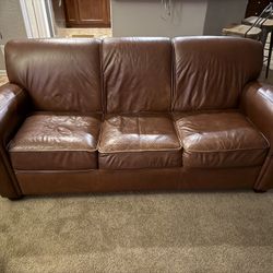 Leather Couch And Loveseat 
