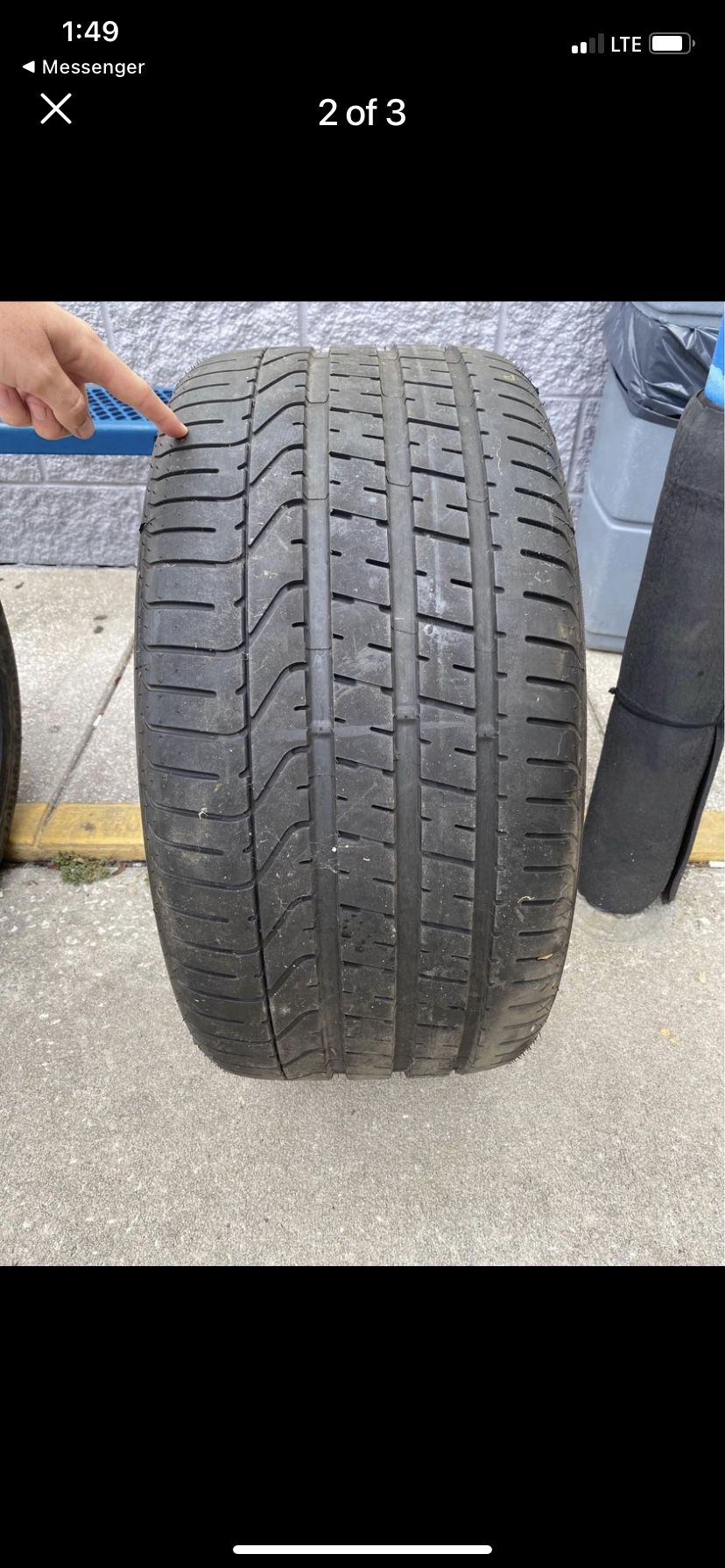 2 Dunlop 315/35r20 Tires 315/35/20 Bmw X5 X6 SRT Hellcat