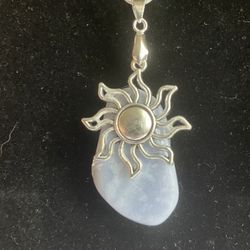 Seaglass and stone Pendants-from local beaches