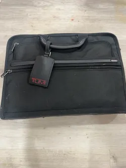 aTUMI black ballistic-nylon laptop/briefcase