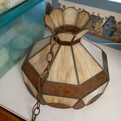 Antique Tiffany Hanging Lihjt