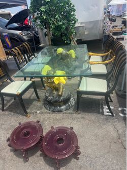 Dinning table 6 chairs