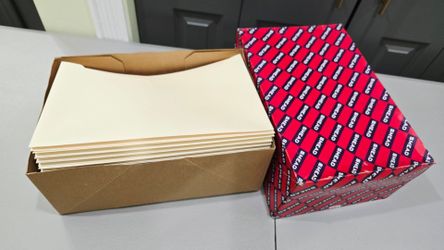 Smead manila legal-size file jackets, 50-count box.