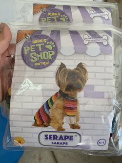 Pet sarapes set of 2