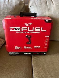 M18 FUEL 18V Lithium-Ion Brushless Cordless 3/8 in. Mid-Torque Impact Wrench with Friction Ring Kit, Resistant Batteries
