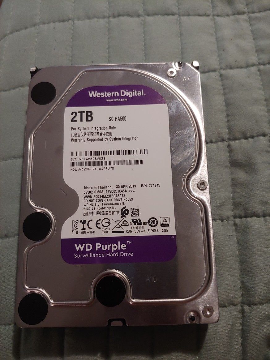 Hdd 2 Tb Brand New