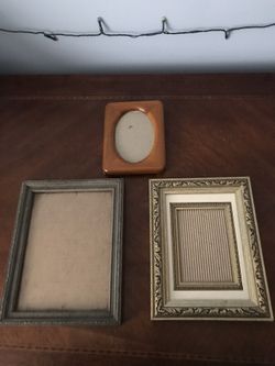 Three Different Picture Frames