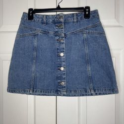 TOPSHOP WOMEN JEAN SKIRT(SIZE 10) $8