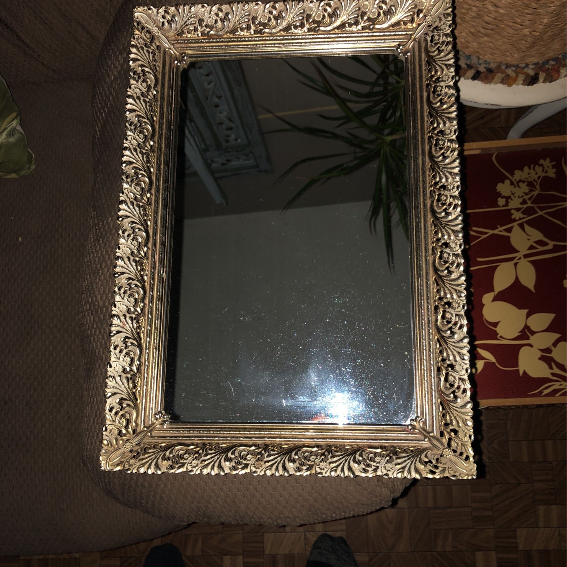 1960’s Dresser Mirror, I Used On Coffee Table Or Bath