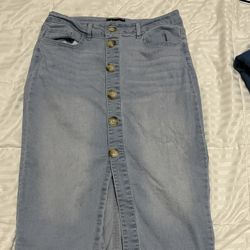 Jean Skirt 