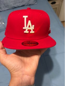 New era LA Red fitted cap size 7/58