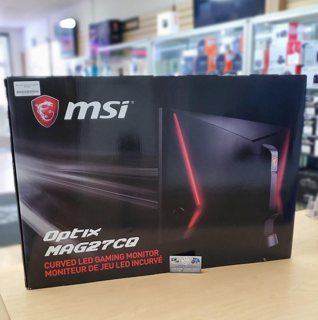 MSI 27" Optix MAG27CQ curved gaming monitor (No credit needed payment option plan! get your items TODAY!)