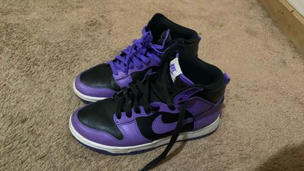Air Jordan 1 Mid Purple Black – Size [7] – Good Condition