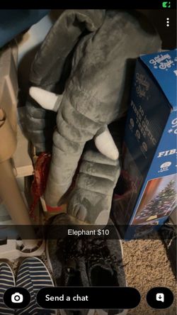 Elephant plush toy
