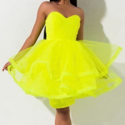 Neon Prom Dress