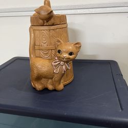 Antique  Kitty Cookie Jar 