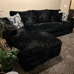 Brand New Custom Corduroy Sectional Set