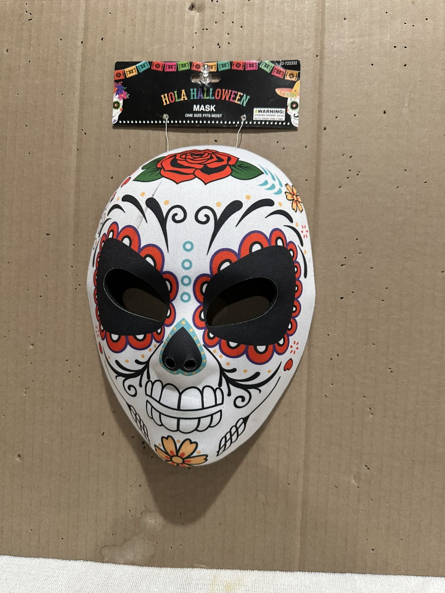 Día De Los Muertos Suger Skull Mask