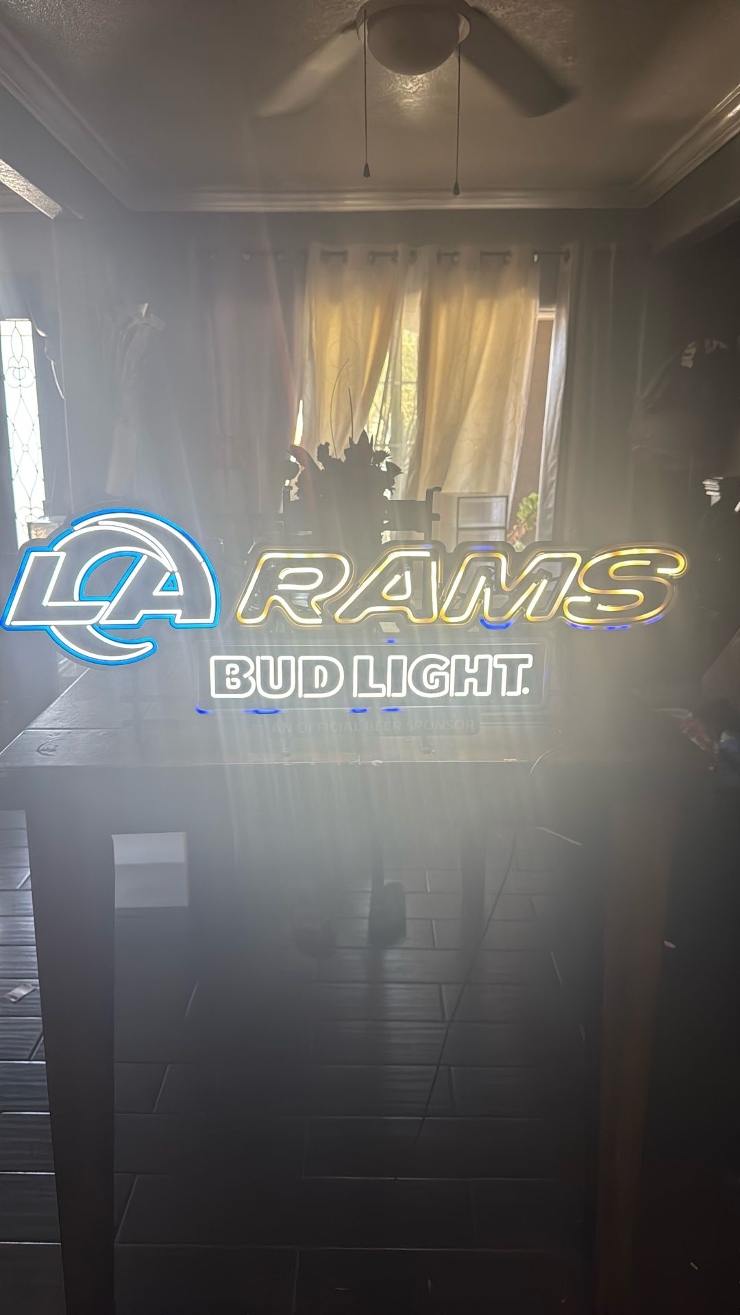 LA Rams Neon Light