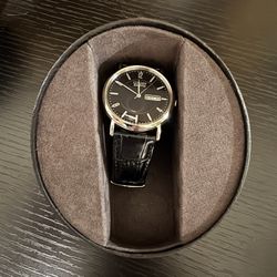 Citizen Men's Black Leather Strap Eco-Drive BM8240-03E