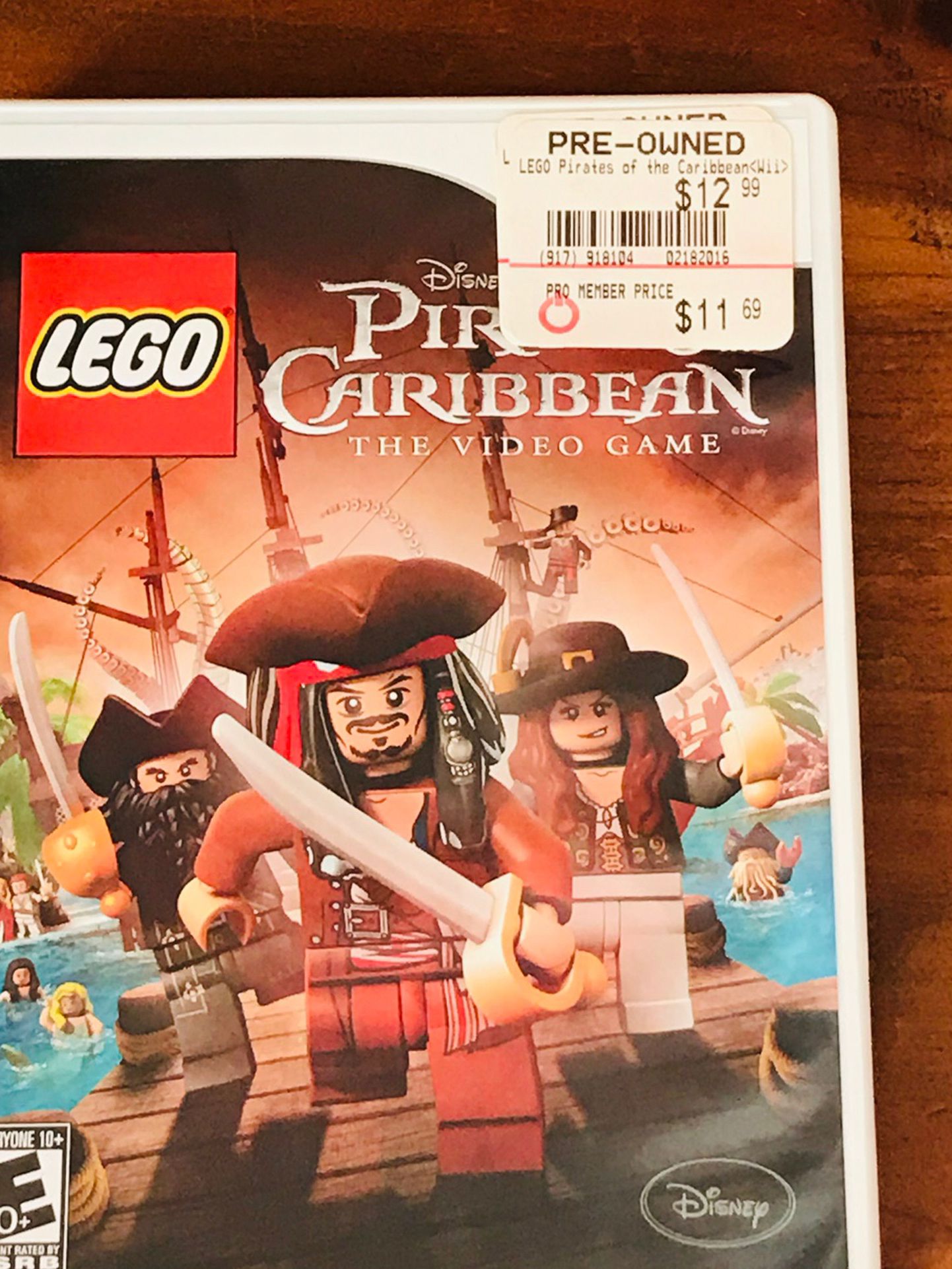 Nintendo Wii LEGO Pirates Of The Caribbean Video Game